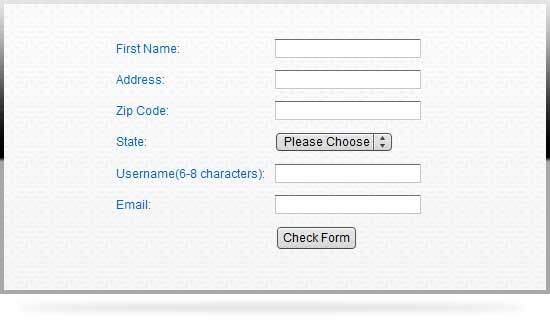 Javascript Form Validation