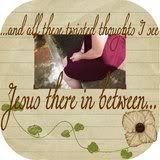 ...and all these twisted thoughts I see, Jesus there in between...