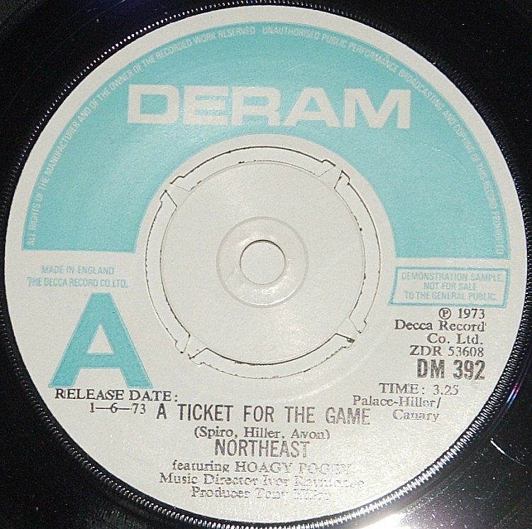 Northeast Featuring Hoagy Pogey - A Ticket For The Game / Jack The Lad - Uk 7" Demo
