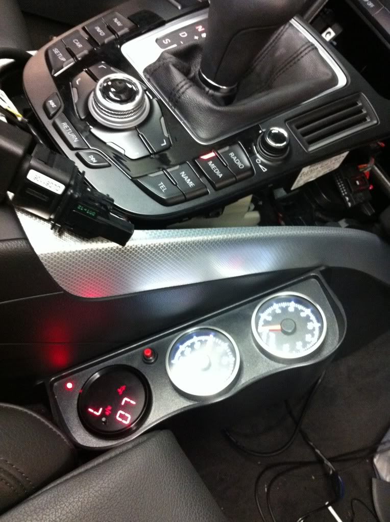 B8 A4 Custom Podi Gauges Install...Teaser