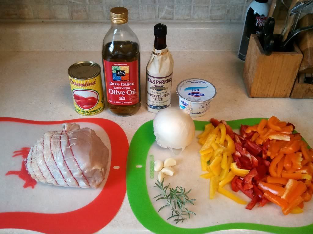 Turkey stew ingredients