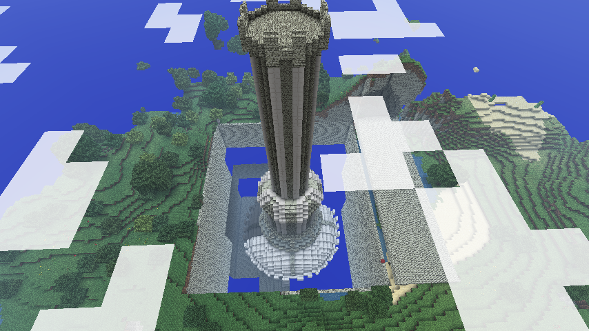 building white gold tower from the bethesda game oblivion it is 128 ...