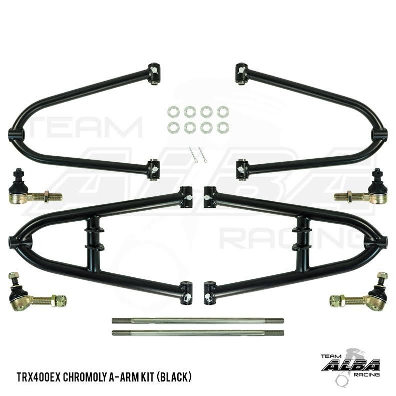 Honda TRX 400EX A Arms +2 +0 Chromoly Fully Adjustable Alba Racing