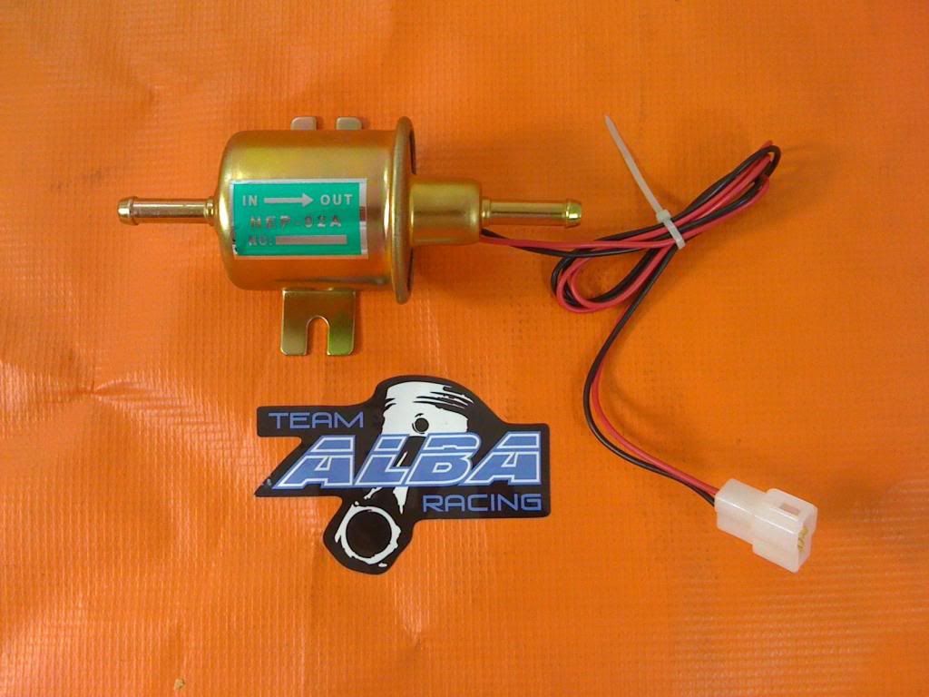 Motorcycle Electric Fuel Pump Universal Low Pressure 12V Carburated fp