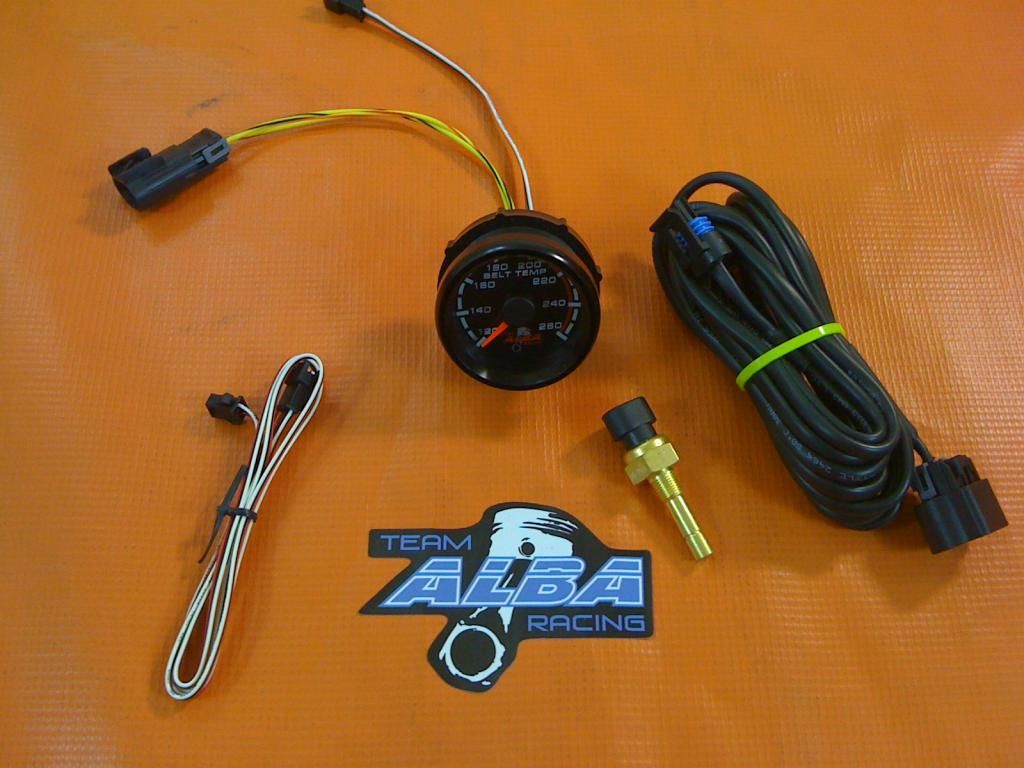 POLARIS RZR XP 1000 1000 4 UTV Belt Temperature Gauge Alba Racing