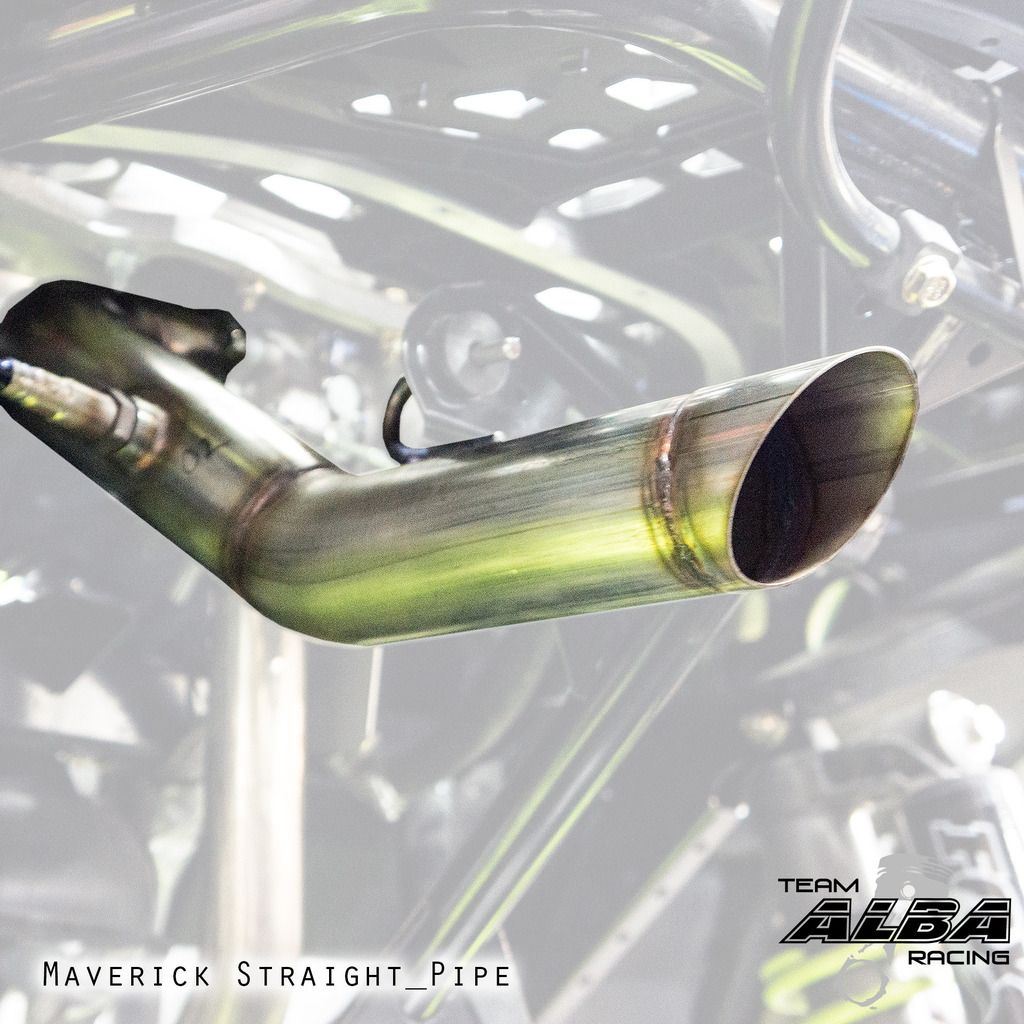 Can Am Maverick Turbo XDS All Years Race Exhaust Straight Pipe Alba Racing