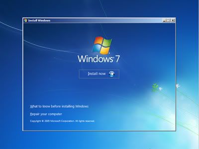 cara install windows 7