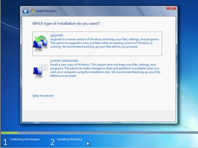 cara install windows 7