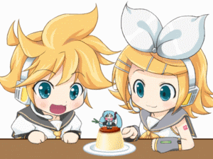 Len&Rin gif kawaii