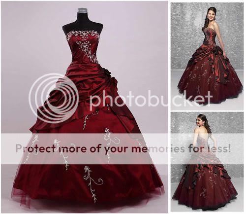   Quinceanera Masquerade Wedding Dress Prom Ball Gown Size Color Custom