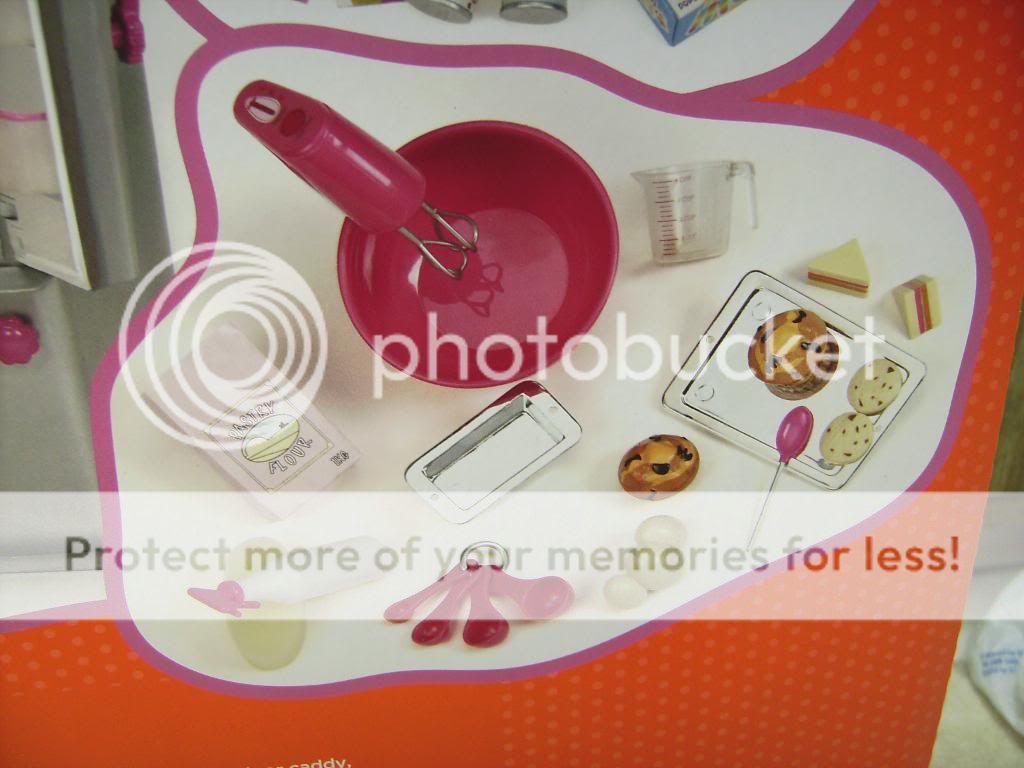 American Girl Doll size Kitchen, Appliances, Accessories, Lots of Food 