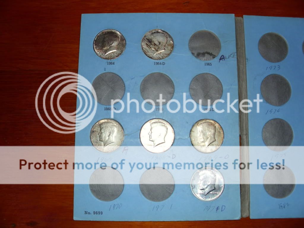 JFK Half Dollar Lot 6 coins 1964 1971  