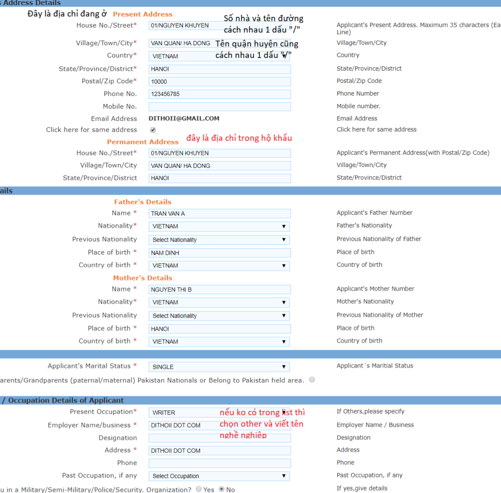 Visa Ấn Độ online