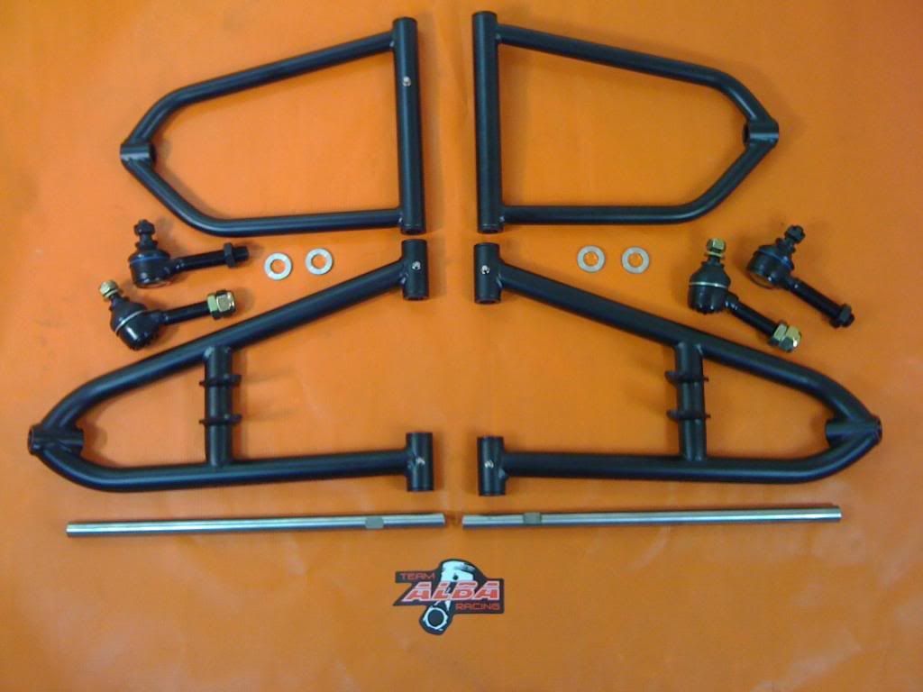 Yamaha Banshee A Arms +2 +1 Chromoly Fully Adjustable Alba extended a ...