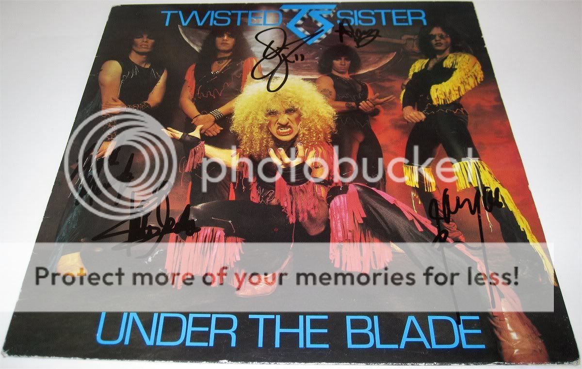 TWISTED SISTER Under the Blade   Vinyl LP   Dee Snider & Eddie Ojeda 